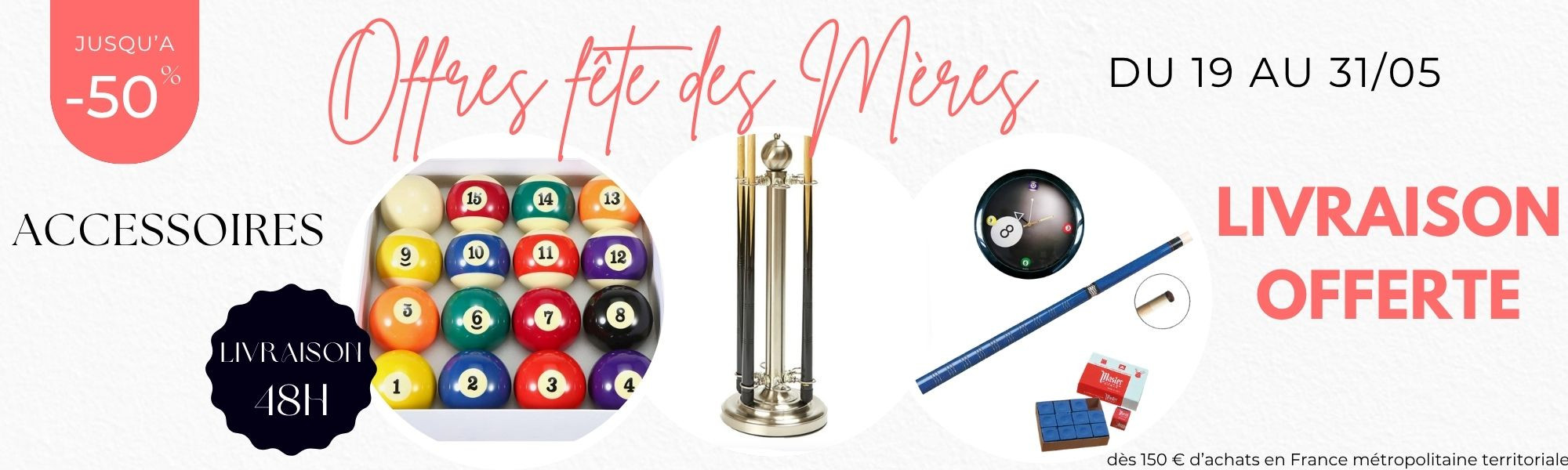 Porte-queues horloge